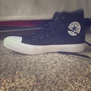 Black Converse Chuck Taylor All Stars.